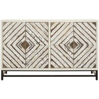 Product photograph of Orphee Wooden Sideboard With 4 Doors In White from Furniture in Fashion