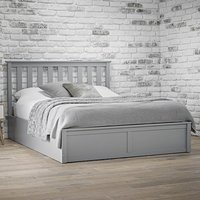 Product photograph of Orpington Wooden King Size Bed In Grey from Furniture in Fashion