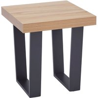 Product photograph of Otell Wooden Side Table With U-shaped Base In Natural from Furniture in Fashion