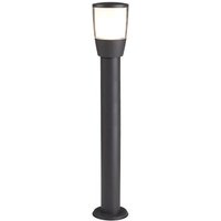 Product photograph of Tucson Tall Outdoor 1 Light Post In Dark Grey from Furniture in Fashion