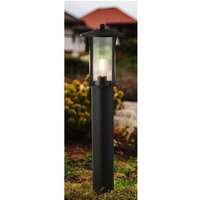 Product photograph of Pagoda Outdoor Post Light In Black With Clear Glass from Furniture in Fashion