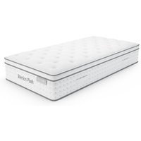 Product photograph of Paige Fabric Single Mattress In White from Furniture in Fashion
