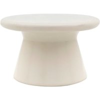 Product photograph of Palikir High Gloss Coffee Table Round In Cream from Furniture in Fashion