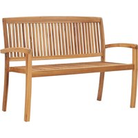 Product photograph of Perkha Wooden 2 Seater Garden Seating Bench In Oak from Furniture in Fashion