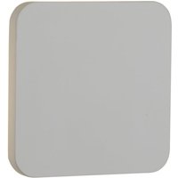 Product photograph of Plaster Led Square Shape Wall Light In Gypsum from Furniture in Fashion