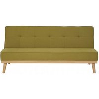 Product photograph of Porrima 3 Seater Fabric Sofa Bed In Green from Furniture in Fashion