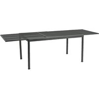 Product photograph of Prats Outdoor Extending Metal Dining Table In Grey from Furniture in Fashion