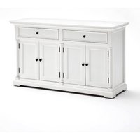 Product photograph of Proviko Wooden Classic Sideboard In Classic White from Furniture in Fashion