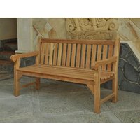 Product photograph of Quin Wooden Medium Seating Bench Teak from Furniture in Fashion