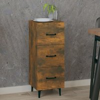 Product photograph of Radko Wooden Chest Of 3 Drawers In Smoked Oak from Furniture in Fashion