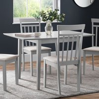 Product photograph of Ranee Extending Wooden Dining Table In Grey from Furniture in Fashion