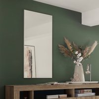 Product photograph of Raya Bedroom Wall Mirror In White Frame from Furniture in Fashion