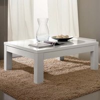 Product photograph of Regal Coffee Table Rectangular In White With High Gloss Lacquer from Furniture in Fashion