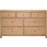Product photograph of Reston Wooden Chest Of 7 Drawers In Oak Natural from Furniture in Fashion