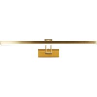 Product photograph of Rhodes Led Picture Light Large In Satin Brass from Furniture in Fashion
