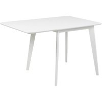 Product photograph of Riga Wooden Extending Dining Table In White from Furniture in Fashion
