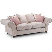 Product photograph of Rima Fabric 3 Seater Sofa In Beige from Furniture in Fashion