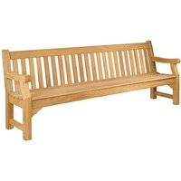 Product photograph of Robalt Outdoor Park Wooden 8ft Seating Bench In Natural from Furniture in Fashion