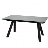 Product photograph of Rostock Extending Stone Dining Table Large In Amani Grey from Furniture in Fashion
