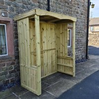 Product photograph of Sagen Large Poly Smoking Shelter In Natural from Furniture in Fashion