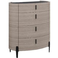 Product photograph of Salinas Wooden Chest Of 4 Drawers In Beige from Furniture in Fashion