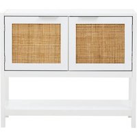 Product photograph of Salta Wooden Sideboard With 2 Doors In White from Furniture in Fashion