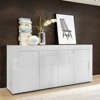 Product photograph of Santino Sideboard In White High Gloss With 4 Doors from Furniture in Fashion