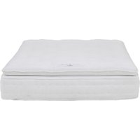 Product photograph of Saratoga Fabric King Size Pillowtop Mattress In White from Furniture in Fashion