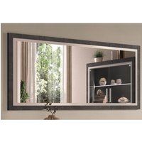 Product photograph of Sarver Wall Mirror Small In Black High Gloss Frame from Furniture in Fashion