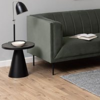 Product photograph of Seguin Ceramic Coffee Table Small Round In Black from Furniture in Fashion