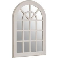 Product photograph of Sholas Window Design Wall Bedroom Mirror In White Frame from Furniture in Fashion