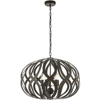 Product photograph of Sirolo 5 Lights Ceiling Pendant Light In Antique Brushed Bronze from Furniture in Fashion