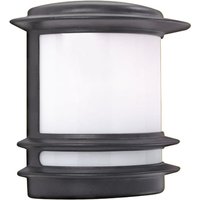 Product photograph of Stroud Outdoor White Polycarbonate Wall Light With Black Frame from Furniture in Fashion