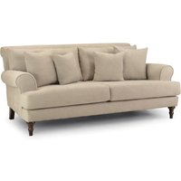 Product photograph of Sumter Fabric 3 Seater Sofa In Beige from Furniture in Fashion