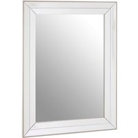 Product photograph of Susann Rectangular Wall Bedroom Mirror In Clear Frame from Furniture in Fashion