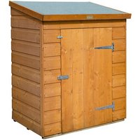 Product photograph of Swanton Wooden Patio Storage Storage In Dipped Honey Brown from Furniture in Fashion