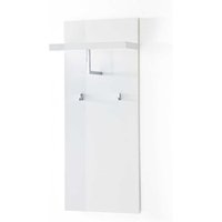 Product photograph of Sydney Wall Mounted Coat Stand In High Gloss White from Furniture in Fashion