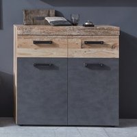 Product photograph of Tailor Shoe Storage Cabinet In Pale Wood And Matera from Furniture in Fashion