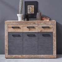 Product photograph of Tailor Wooden Medium Sideboard In Pale Wood And Matera from Furniture in Fashion