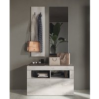 Product photograph of Taylor Wooden Hallway Furniture Set In White Oak Pine from Furniture in Fashion