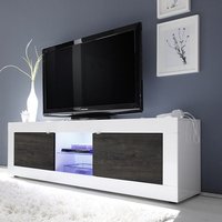 Product photograph of Taylor Tv Stand Large In White High Gloss And Wenge With Led from Furniture in Fashion