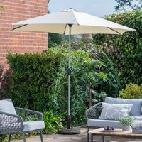 Product photograph of Titusville Polyester Fabric Parasol In Cream from Furniture in Fashion