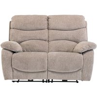 Product photograph of Toccoa Fabric Electric Recliner 2 Seater Sofa In Mink from Furniture in Fashion