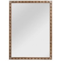 Product photograph of Tribes Rectangular Wall Bedroom Mirror In Natural Frame from Furniture in Fashion