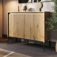 Product photograph of Trier Wooden Sideboard With 2 Doors In Artisan Oak from Furniture in Fashion