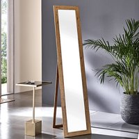 Product photograph of Truckee Floor Standing Cheval Mirror In Oak Frame from Furniture in Fashion