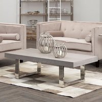 Product photograph of Ulmos Wooden Coffee Table With U-shaped Base In Grey from Furniture in Fashion