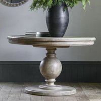 Product photograph of Valletta Extending Wooden Dining Table Round In Natural from Furniture in Fashion