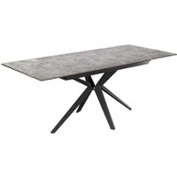Product photograph of Vashon Ceramic Pull Out Extending Dining Table In Grey from Furniture in Fashion