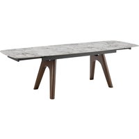 Product photograph of Venice Extending Sintered Stone Dining Table In Grey from Furniture in Fashion
